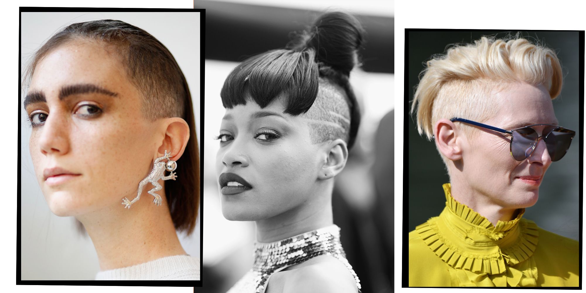 226 Half Shaved Hair Stock Photos, High-Res Pictures, and Images - Getty  Images